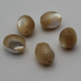 Natural Horseshoe Snail Shell Oval Rice Beads Loose Spacer Bead