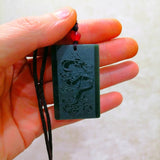 Hotan Jade Dragon Pendant Necklace - Men's & Women's Turquoise Jewelry Gift