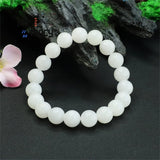 Hotan Sheepskin Jade Beads Bracelet Charm Jewelry