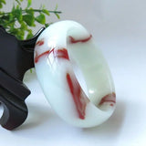 Kids Hotan Jade Chicken Blood Gobi Bracelet
