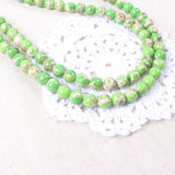 Green Howlite Stone Beads 8mm for DIY Bracelet
