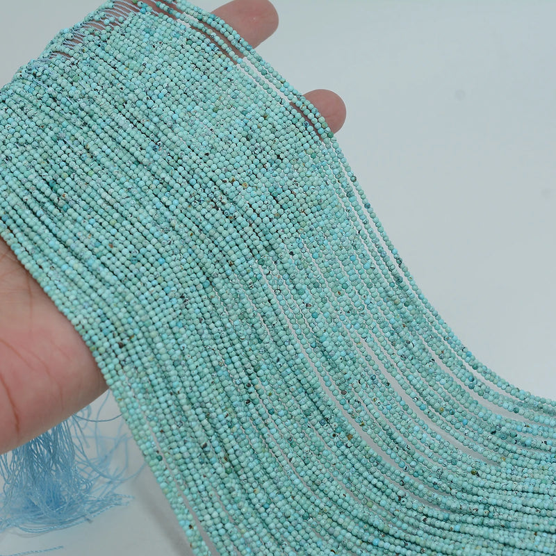 Hu Bei Turquoise Small Round Bead 1.9-2.5mm