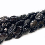 Natural Hypersthene Stone Beads 15'' Oval Flash DIY Loose Beads
