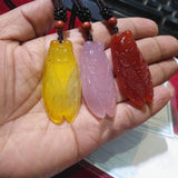 Natural Ice Agate Chalcedony Make a splash Pendant