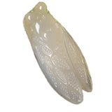 Natural Ice Agate Chalcedony Make a splash Pendant