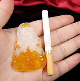 Natural Ice Chalcedony Guanyin Pendant Agate Men's Joker Pendant