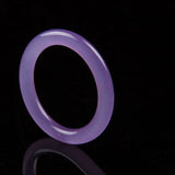 Natural Ice Violet Jade Bracelet Women's Purple Round Bar