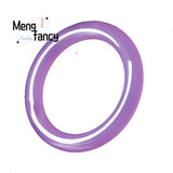 Ice Violet Round Jade Bracelet Charms Fine Jewelry Women Sexy Holiday