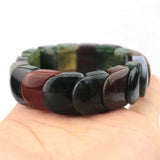 Indian Agate Stone Beads Bracelet for Women