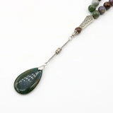 Indian Agate Tasbih 51 Beads Rosary Islamic Misbaha Men's Bracelet