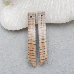 Indonesian Wood Earrings Bead Customized Gem Gift