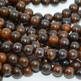 Natural Iron Boulder Opal Loose Round Beads 8mm