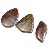 Iron Tiger Eye Stone Charms Pendants DIY Necklace Accessories 5Pcs/lot