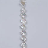 Large Baroque Freshwater Pearl Drop Coin Shape Pendant