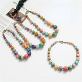Irregular Agate Stone Dragon Veins Beads for DIY Necklace