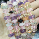 Mixed Natural Stone Beads - Agates Amethysts Quartz Apatite Rhodonite Aquamarine