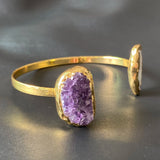 Natural Amethyst Pearl Bracelet Women's Classic Jewelry