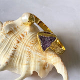 Natural Amethyst Pearl Bracelet Women's Luxury Jewelry