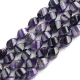 Natural Amethyst Irregular Spacer Beads 15*22mm for DIY Jewelry Making
