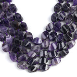 Natural Amethyst Irregular Spacer Beads 15*22mm for DIY Jewelry Making