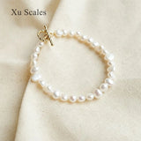 Baroque Freshwater Small Pearl Bracelet Elegant Gift Jewelry