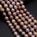 Baroque Pearl Beads Freshwater Loose Spacer Beads for Jewelry Making DIY