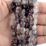 Rutilated Quartz Stone Beads 8-10mm