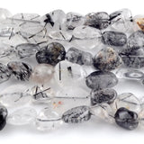 Rutilated Quartz Stone Beads 8-10mm