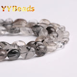 Rutilated Quartz Stone Beads for Jewelry Making