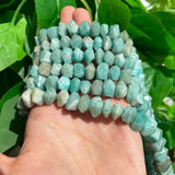 Irregular Amazonite Stone Beads for DIY Jewelry Making
