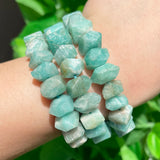 Irregular Amazonite Stone Beads for DIY Jewelry Making