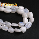 Irregular Moonstone Beads for Jewelry Making DIY