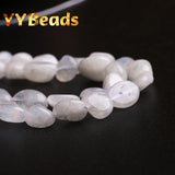 Irregular Moonstone Beads for Jewelry Making DIY