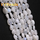 Irregular Moonstone Beads for Jewelry Making DIY