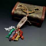 Natural Irregular Crystal Column Pendant Car Hanging Handbag Decoration