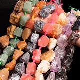 Raw Stone Rough Lapis Amethyst Turquoise Beads 18-28mm