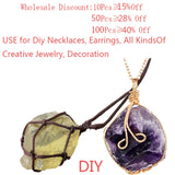 Raw Stone Rough Lapis Amethyst Turquoise Beads 18-28mm