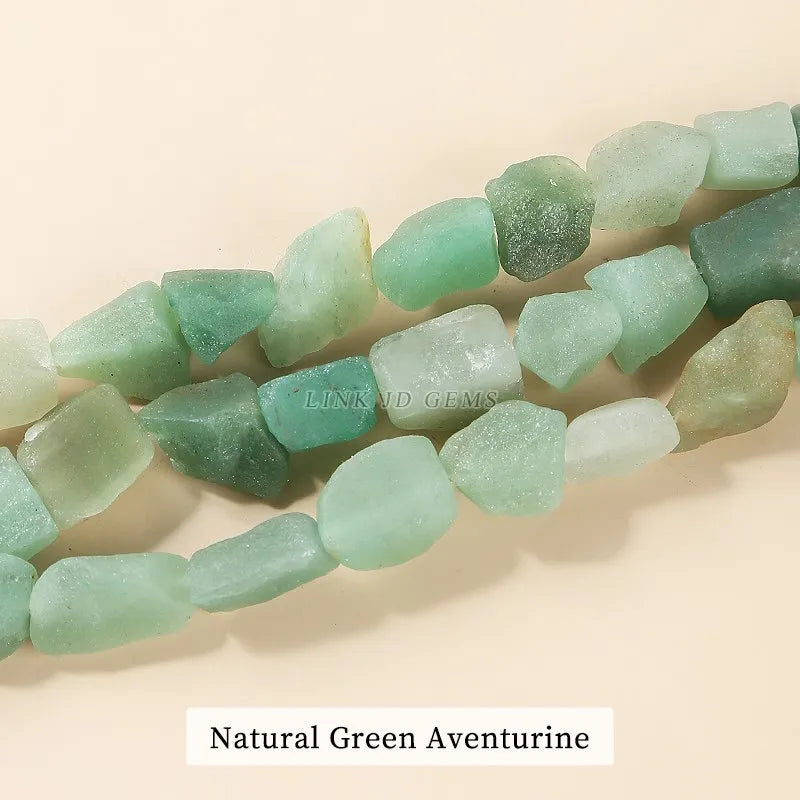 Green Aventurine Amethyst Loose Stone Bead for Jewelry Making