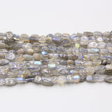Grey Labradorite Stone Beads 6-8mm for Jewelry Making