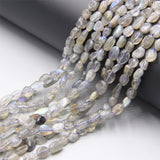 Grey Labradorite Stone Beads 6-8mm for Jewelry Making