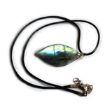 Labradorite Crystal Pendant Necklace Moonstone Sunstone Divination