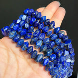 Irregular Lapis Lazuli Stone Spacer Beads for Jewelry Making