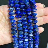 Irregular Lapis Lazuli Stone Spacer Beads for Jewelry Making