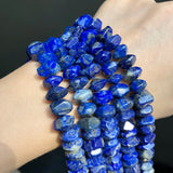 Irregular Lapis Lazuli Stone Spacer Beads for Jewelry Making