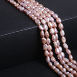 Real Freshwater Baroque Pearl Beads for Jewelry Making