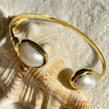 Natural Irregular Pearl Electroplated Bracelet Women's Luxury