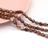 Brown Freshwater Pearl Loose Beads for Jewelry Making DIY Necklace Bracelet