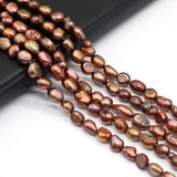 Brown Freshwater Pearl Loose Beads for Jewelry Making DIY Necklace Bracelet