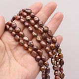 Brown Freshwater Pearl Loose Beads for Jewelry Making DIY Necklace Bracelet