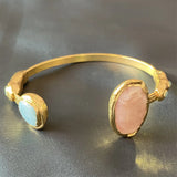 Irregular Pearl Tianhe Stone Bracelet Elegant Women's Jewelry